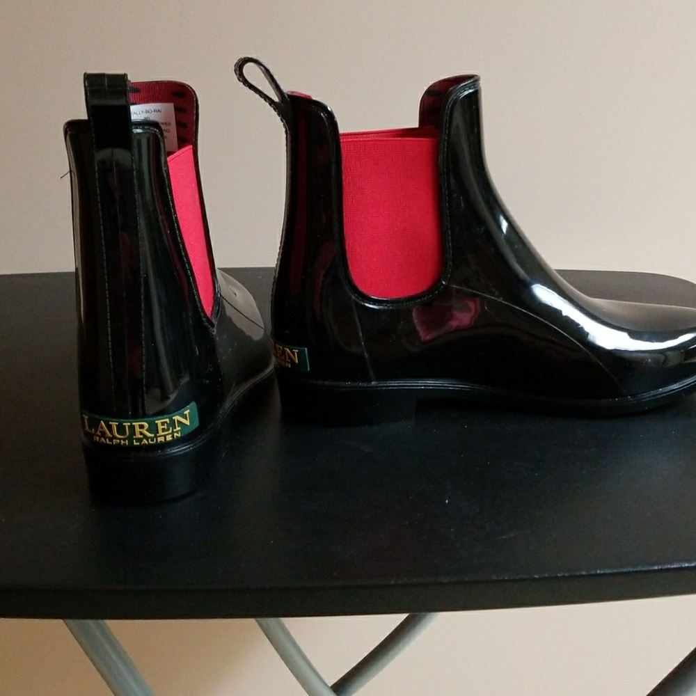 Black Ralph Lauren - Rain Boots.